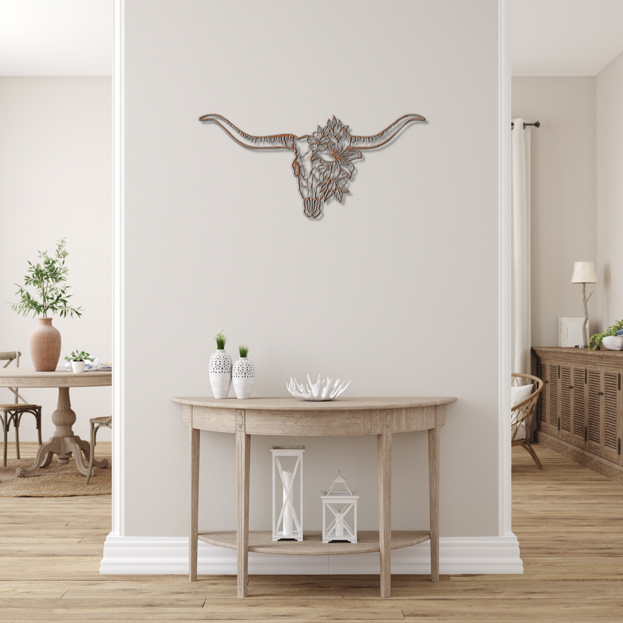Texas Longhorn Floral
