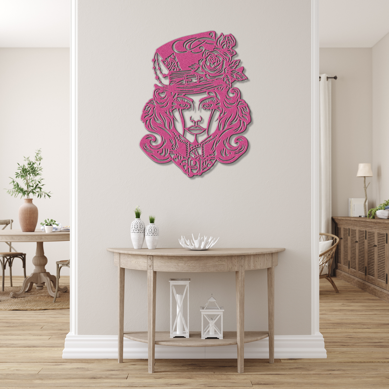 Girl With Rose Hat