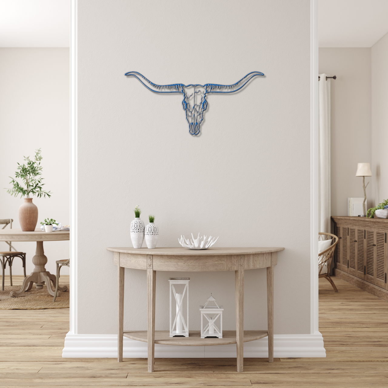 Texas Longhorn Cow