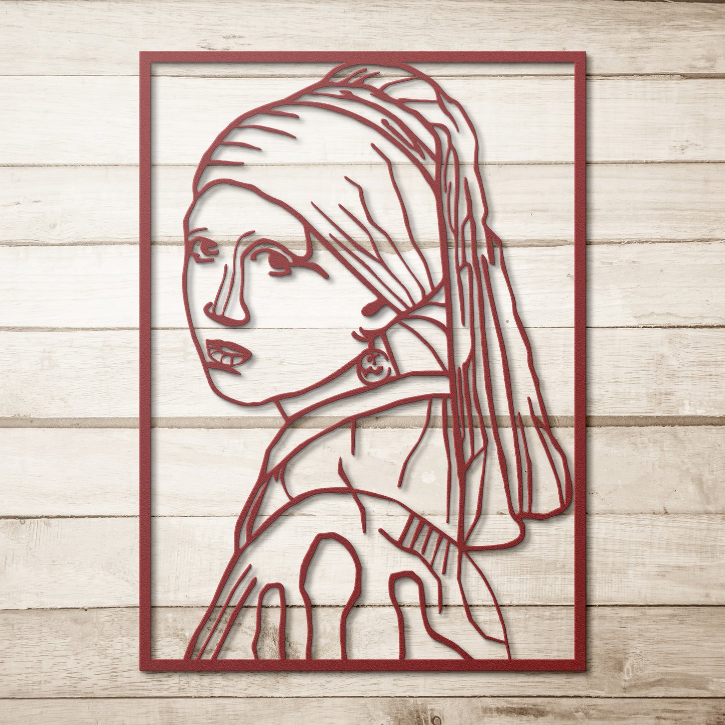Girl With Pearl Earring Line Art