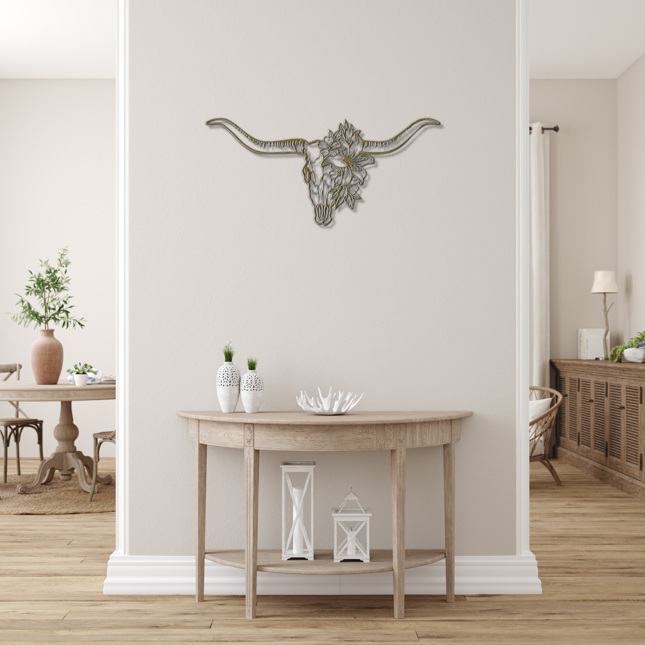 Texas Longhorn Floral