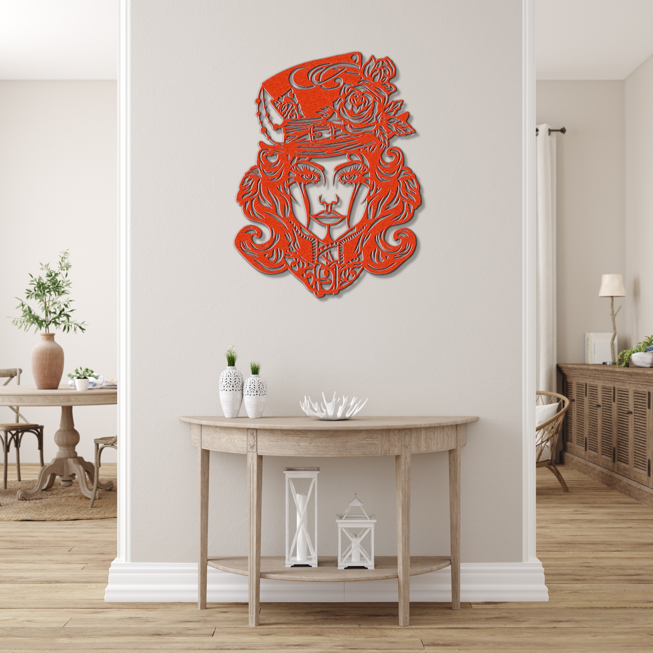 Girl With Rose Hat