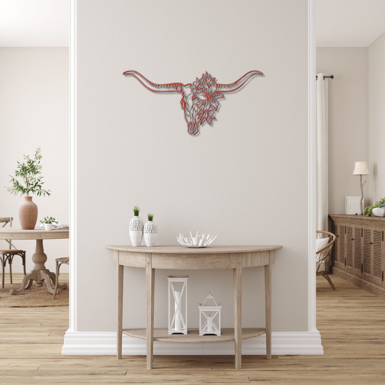 Texas Longhorn Floral