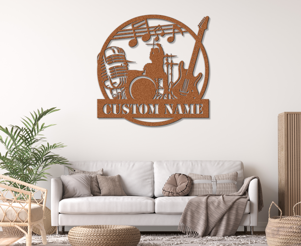 Customizable Rock Band Metal Sign