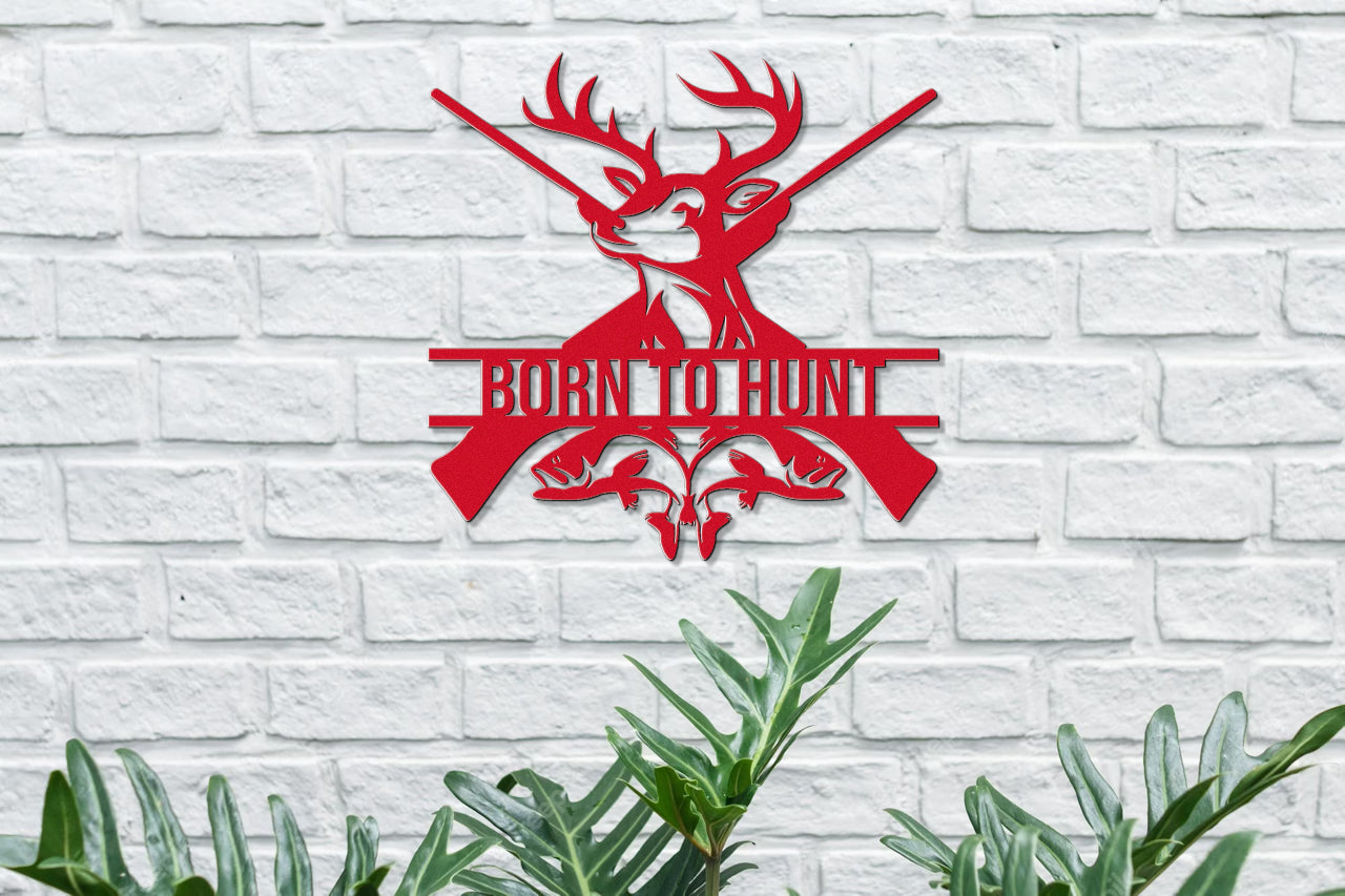 Customizable Hunting Metal Sign