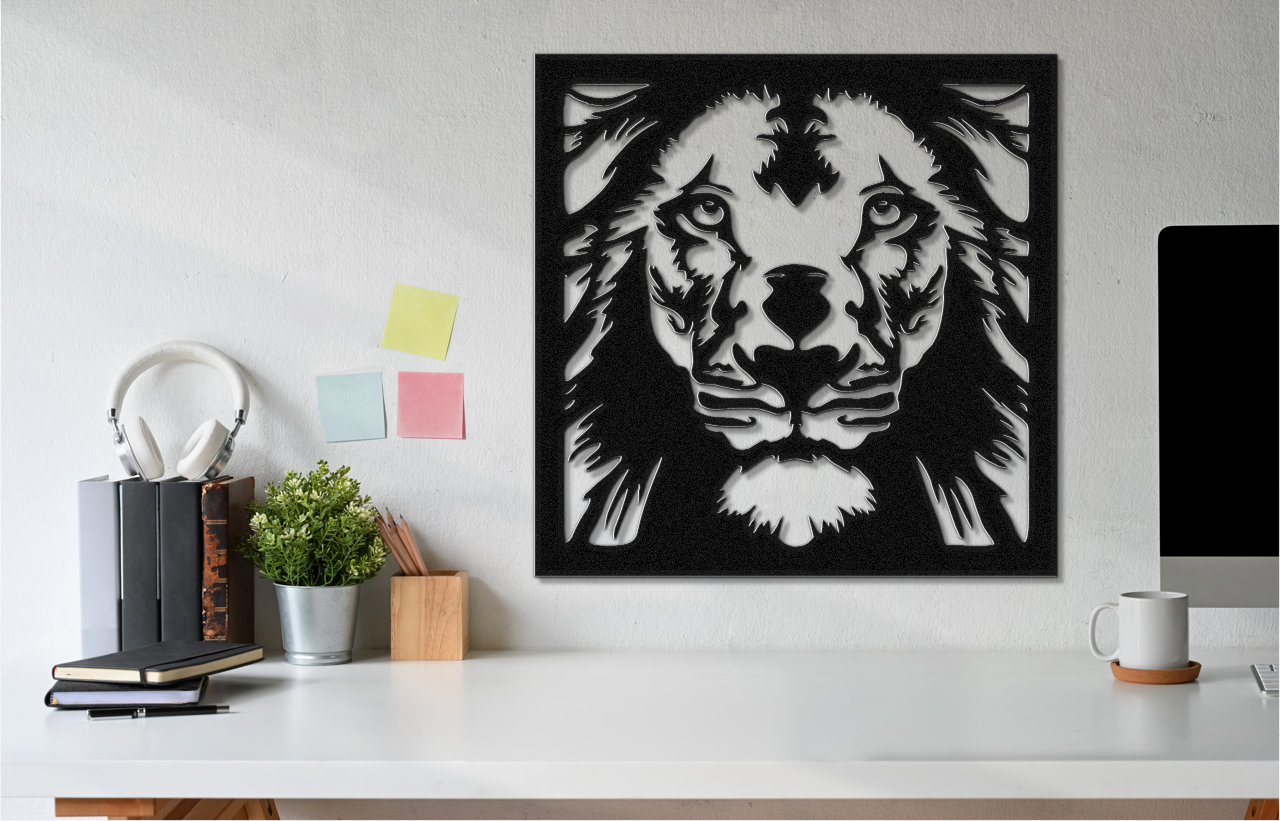 Lion Framed