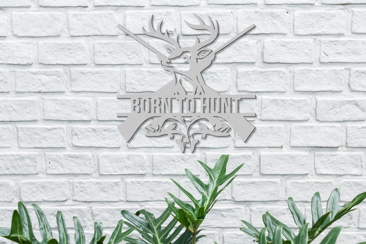 Customizable Hunting Metal Sign