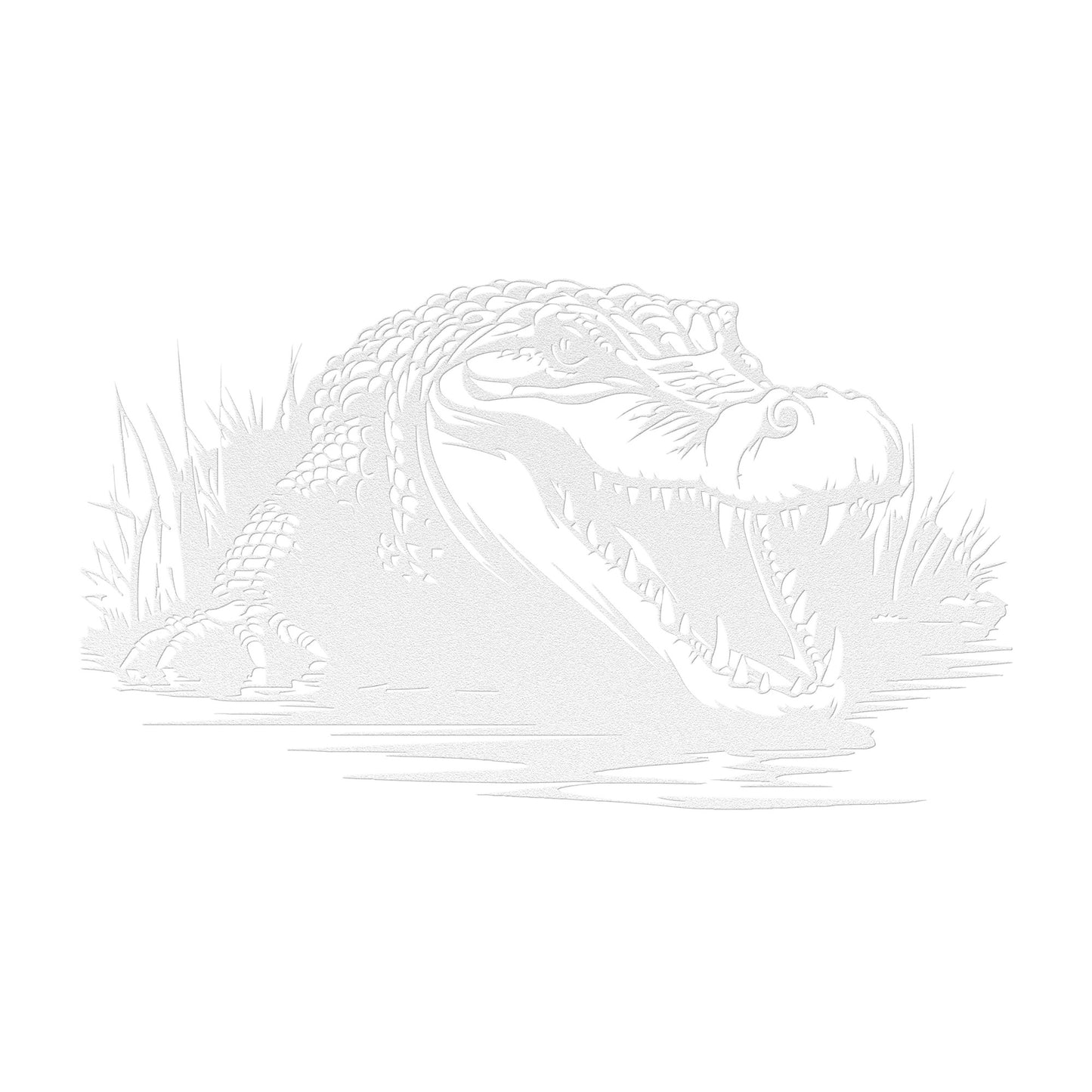 Alligator in Grass