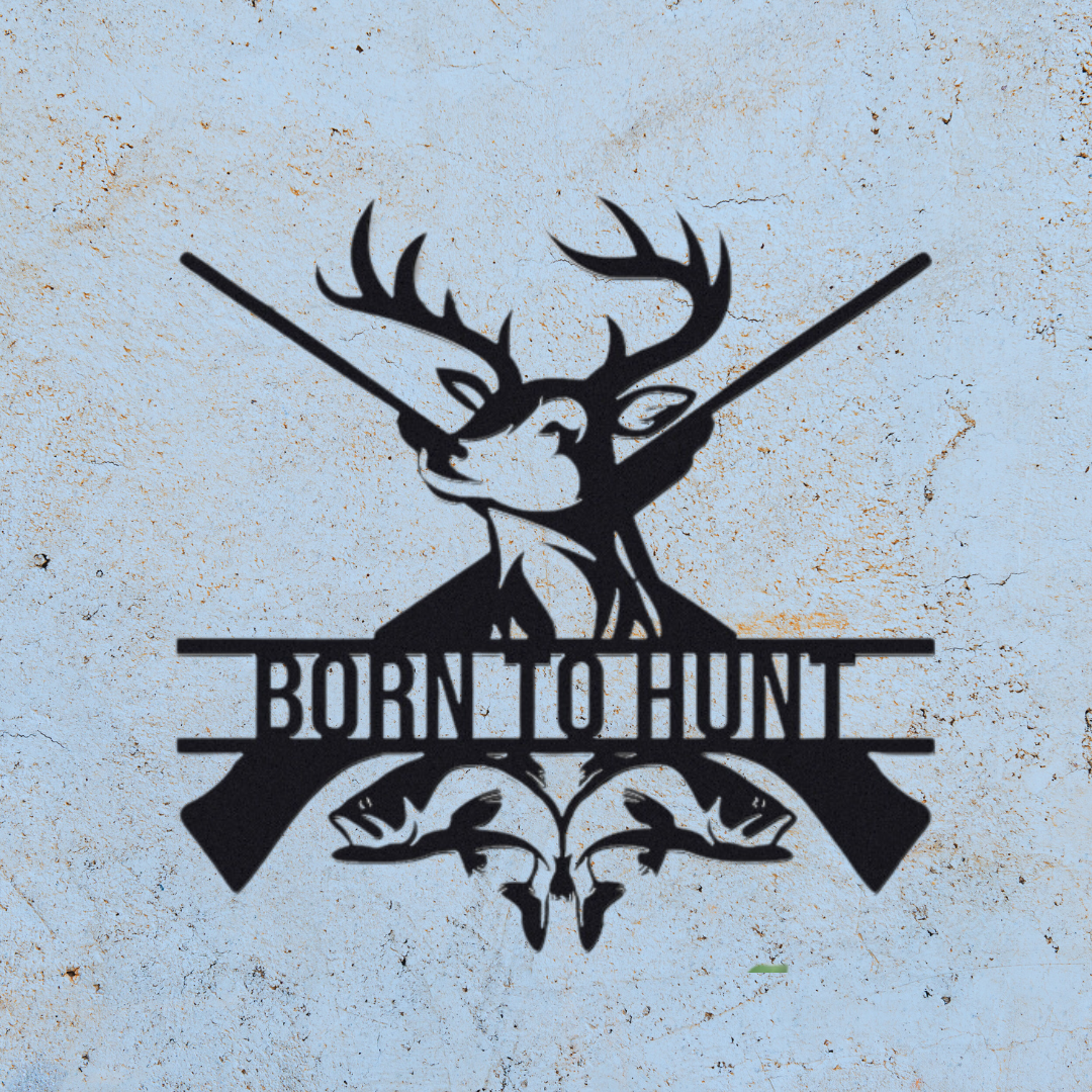 Customizable Hunting Metal Sign