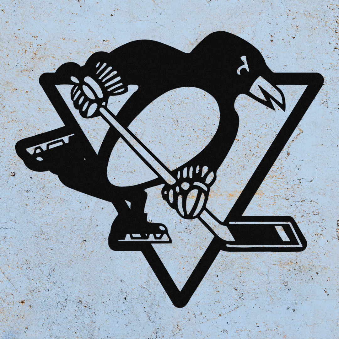 Penguin Playing Hockey