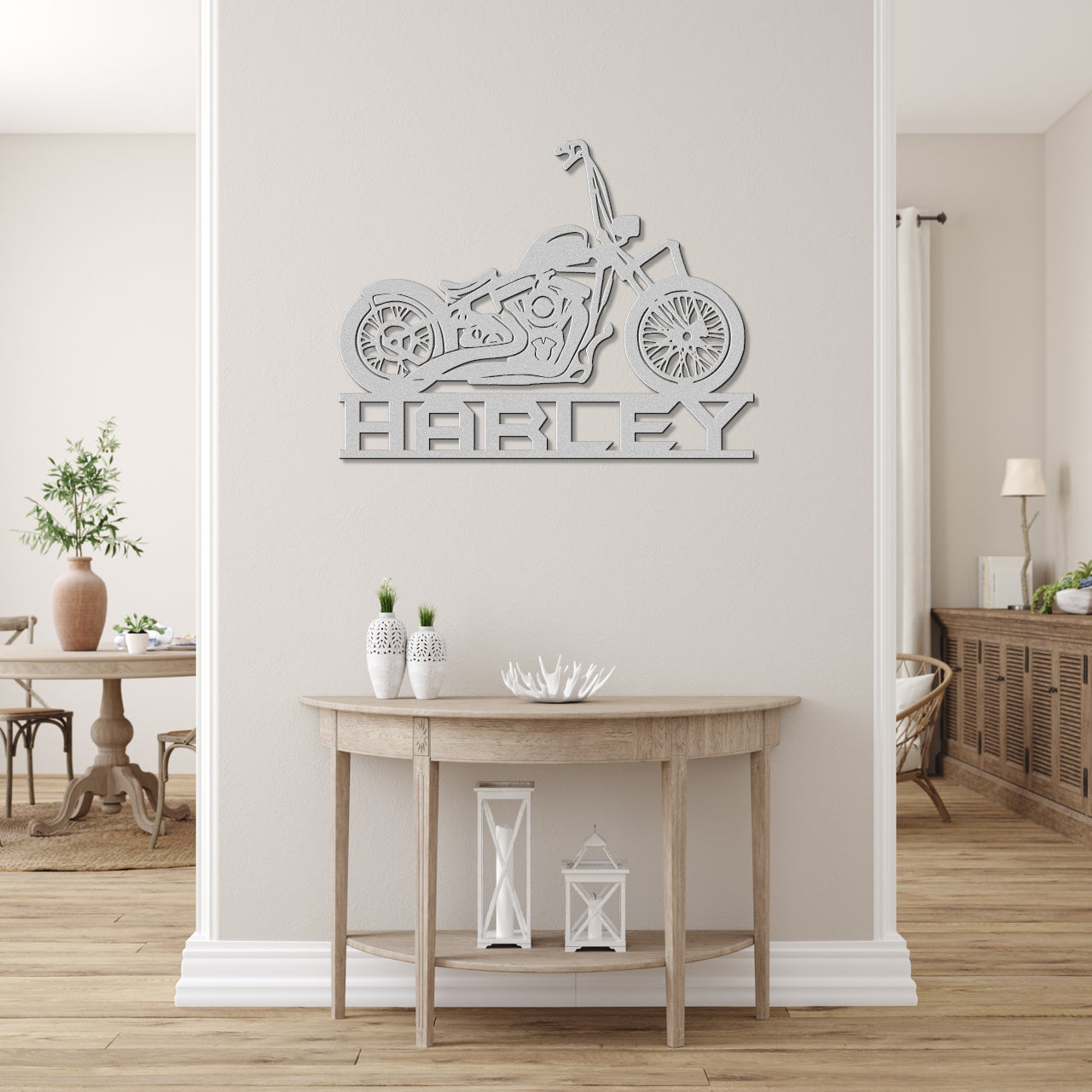 Customizable Metal Harley Biker Sign