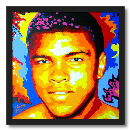 Mohammed Ali Framed Giclee Print