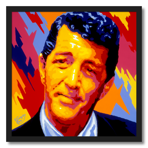 Dean Martin Framed Giclee Paper Print