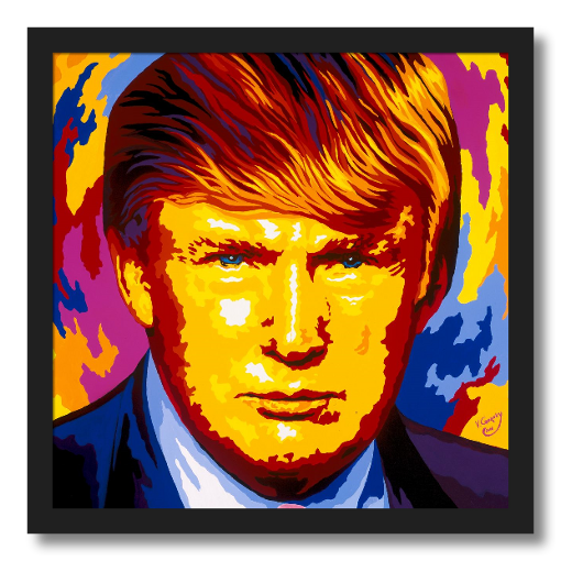 Donald Trump Framed Giclee Paper Print