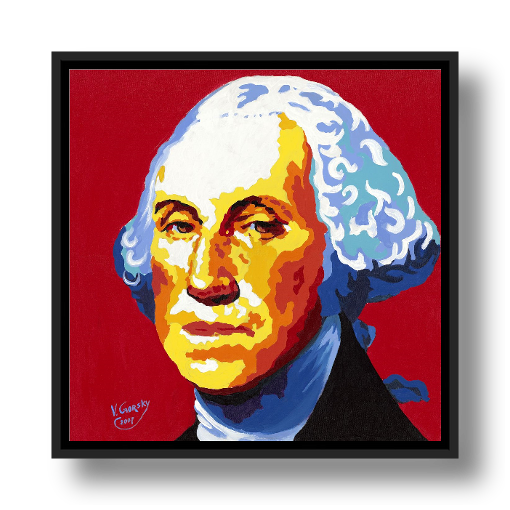 George Washington Framed Canvas Print