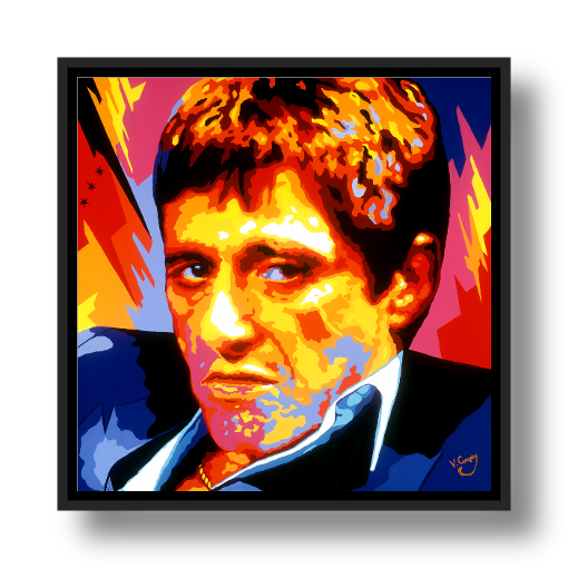 Scarface Framed Canvas Print