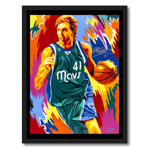 Dirk Framed Giclee Paper Print