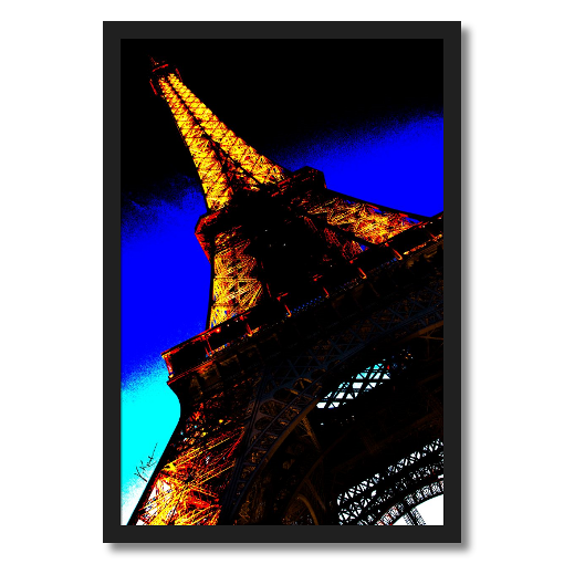 Eiffel Tower Framed Giclee Print