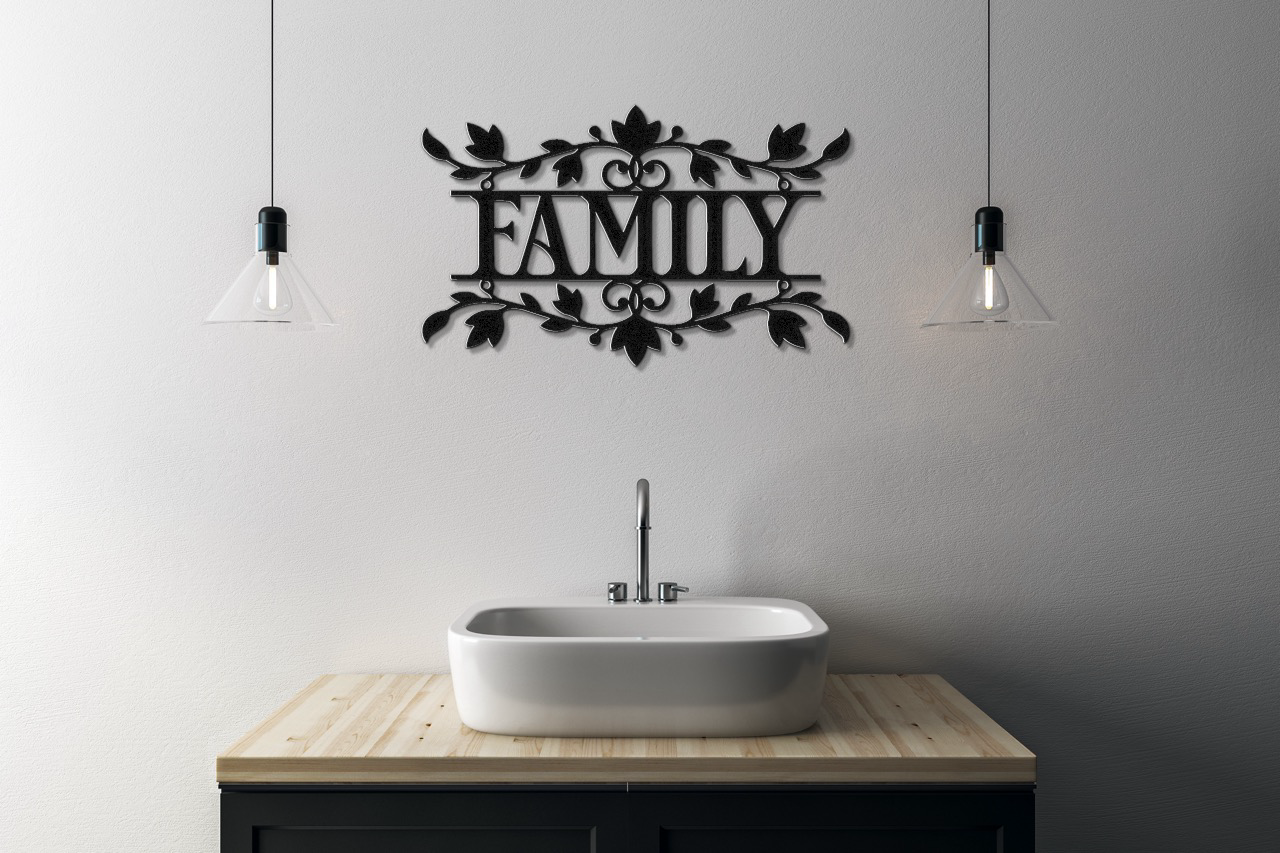 Family Metal Wall Sign