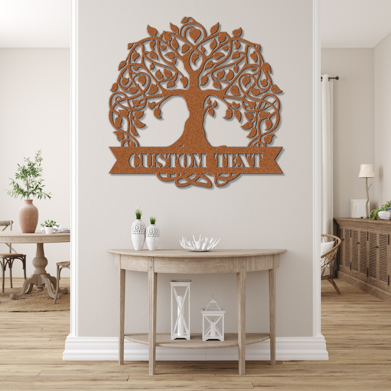 Customizable Tree of Life Metal Sign