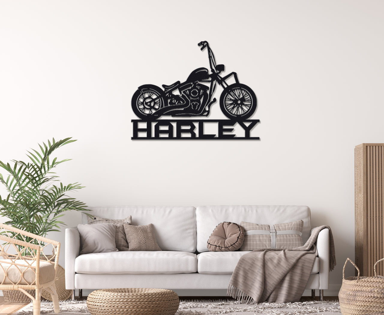 Customizable Metal Harley Biker Sign