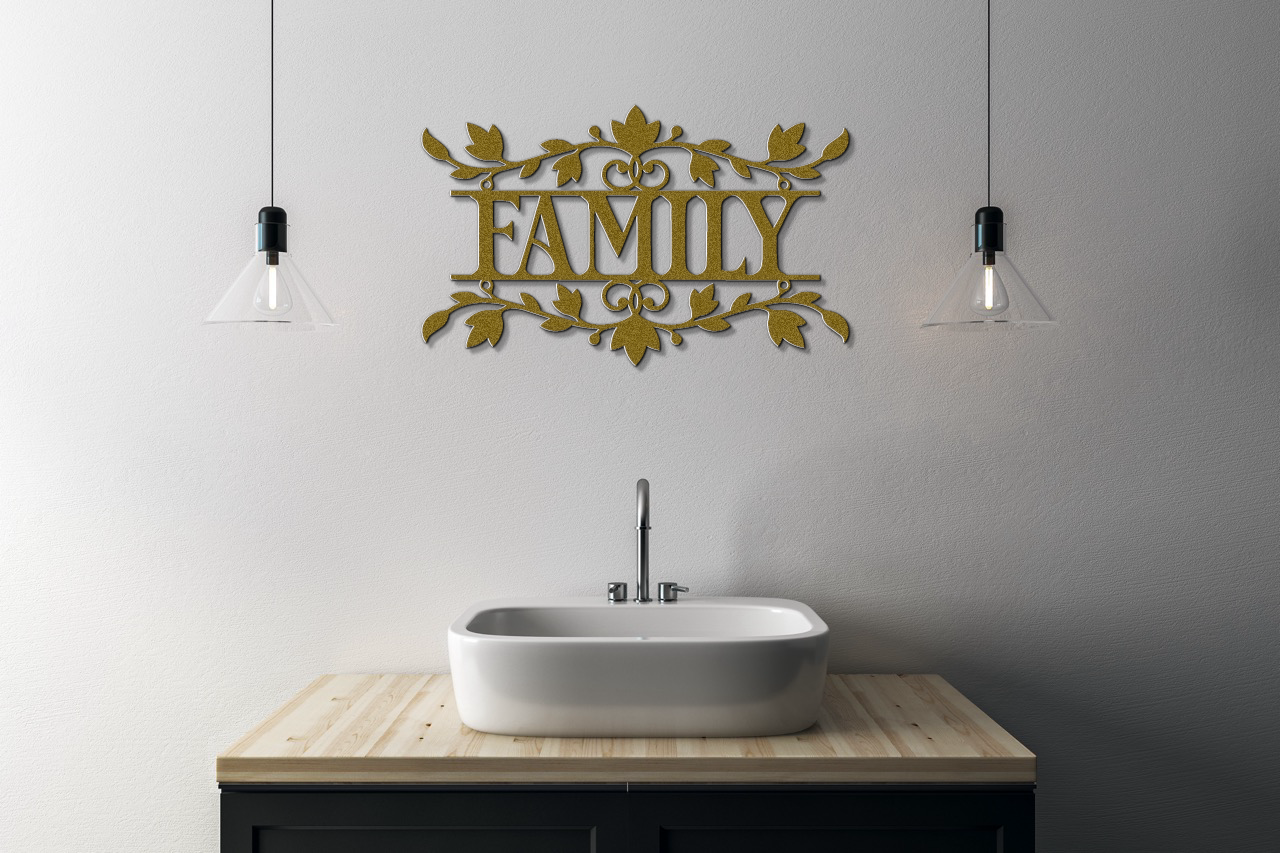 Family Metal Wall Sign