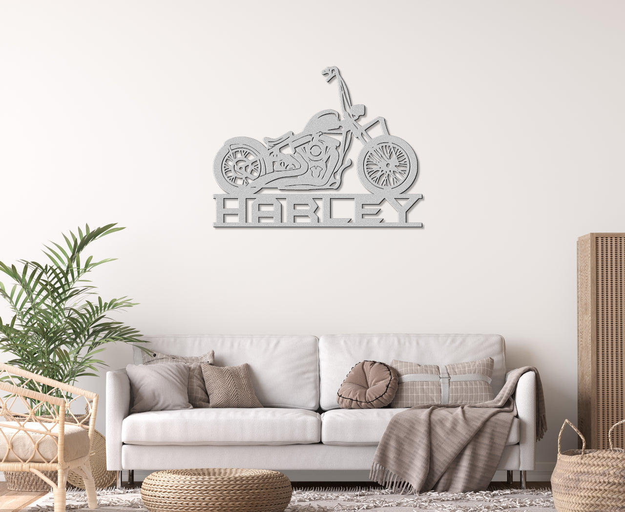 Customizable Metal Harley Biker Sign