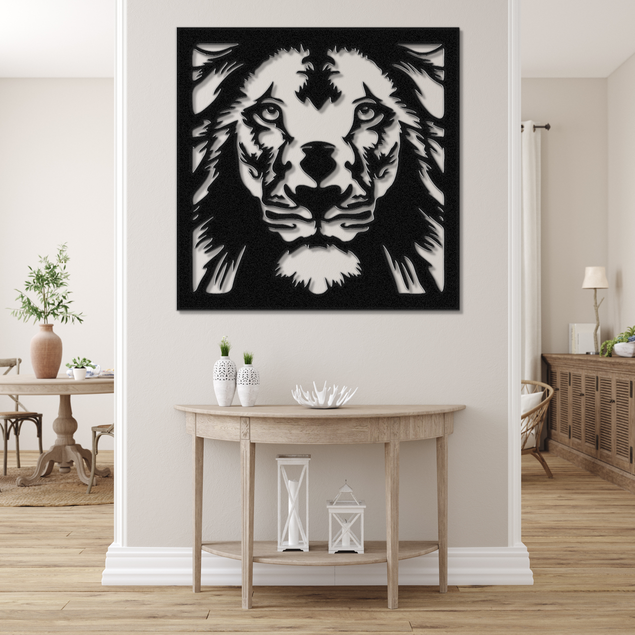 Lion Framed