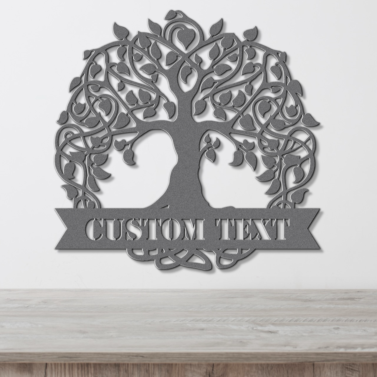 Customizable Tree of Life Metal Sign