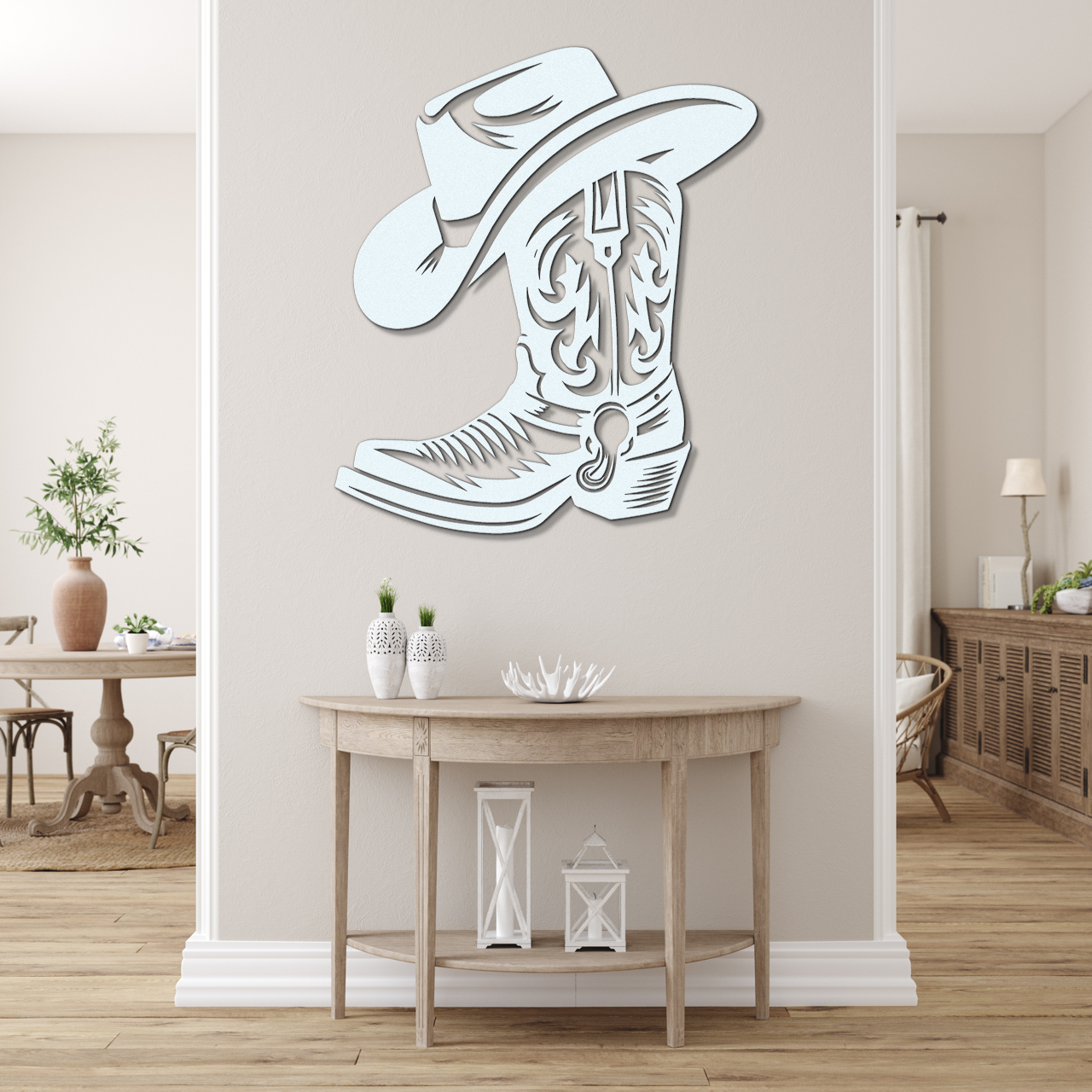 Cowboy Boot and Hat