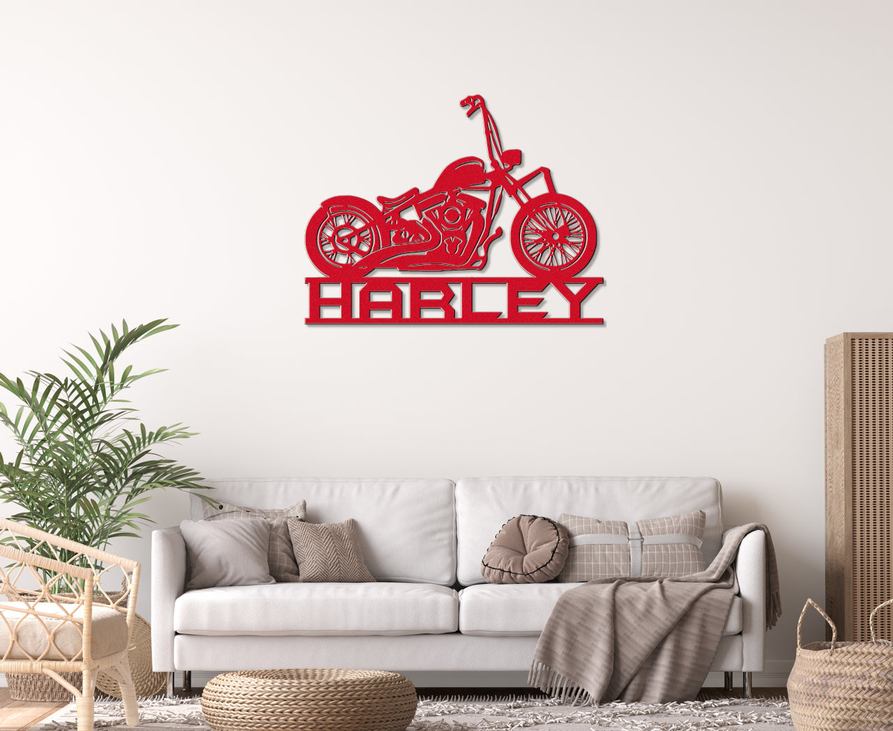 Customizable Metal Harley Biker Sign