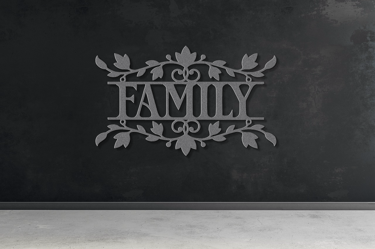 Family Metal Wall Sign